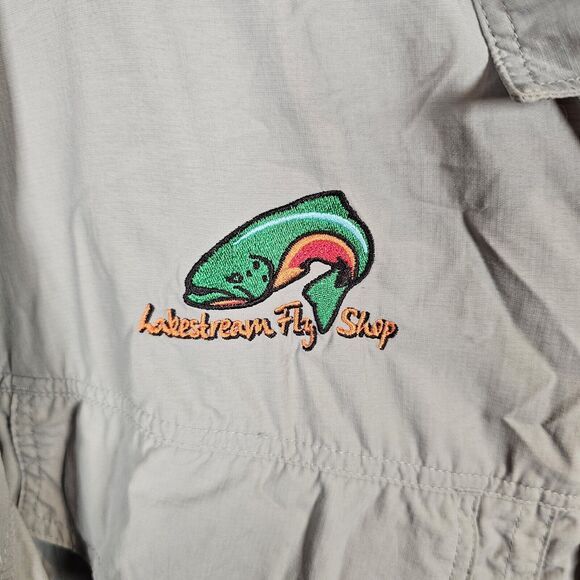 Simms Guide Series Shirt Mens Size 2XL XXL Fishing Vented Roll Tab Long Sleeve - Picture 3 of 11